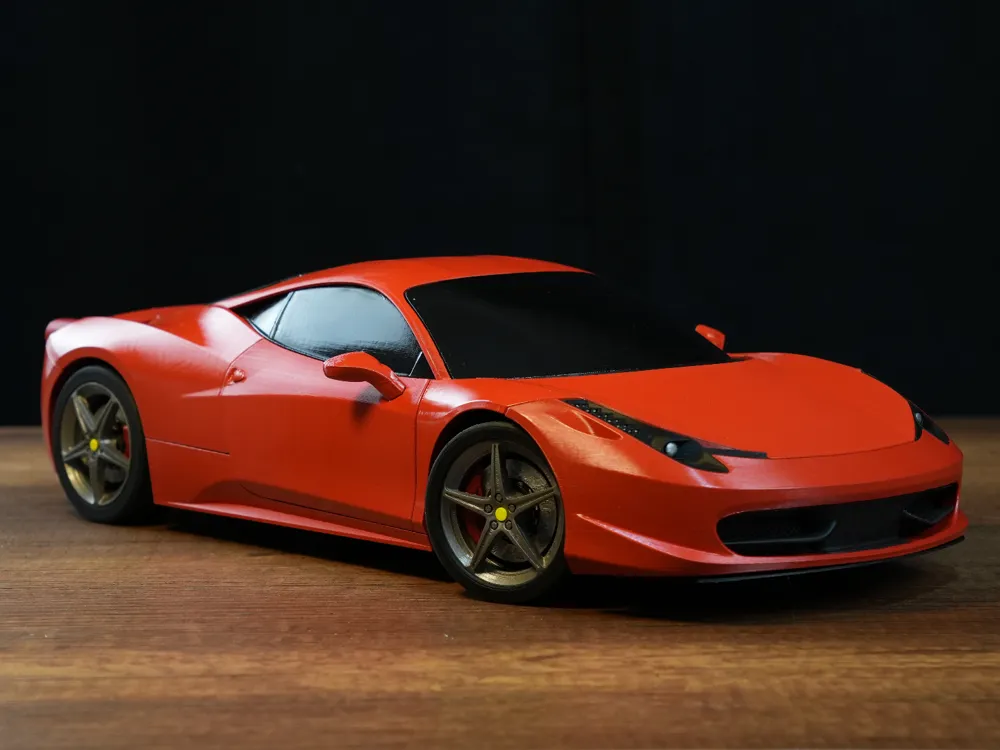 3D printable model  –  007 Ferrari