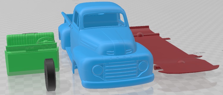 3D printable model  –  1949 Ford F-1