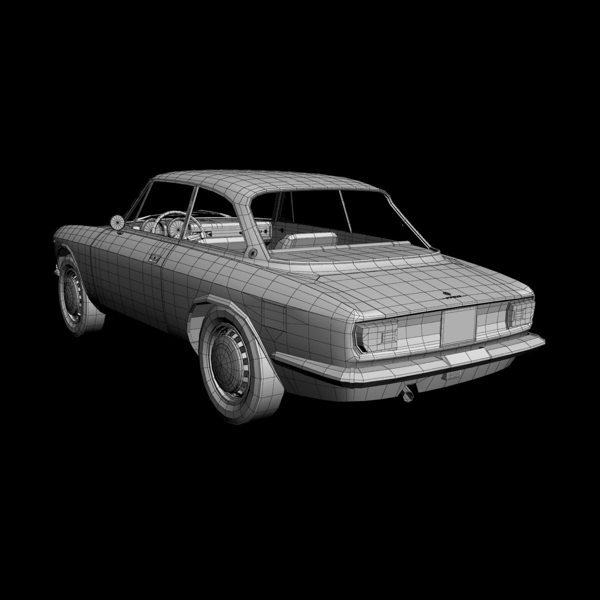 3D printable model  –  ALFA ROMEO SPRINT GT GAUDERIO