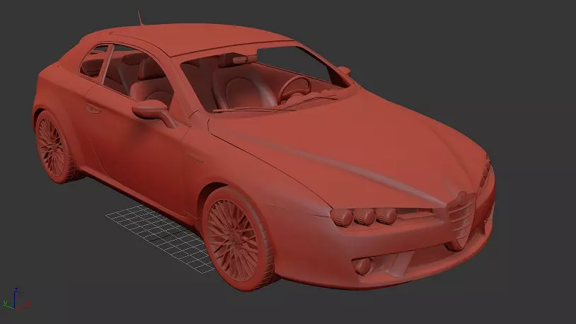 3D printable model  –  Alfa Romeo 147 3door 2009