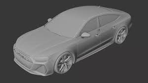 3D printable model – Audi 4