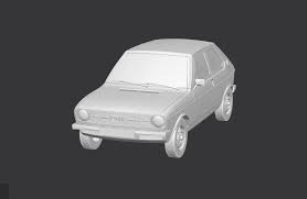 3D printable model – Audi 50 1974