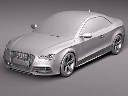 3D printable model – Audi RS5 2011