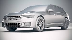 3D printable model – Audi S6 Avant 2020