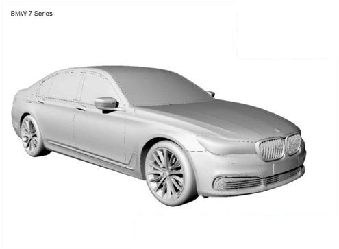 3D printable model – BMW 7-Series E38 L