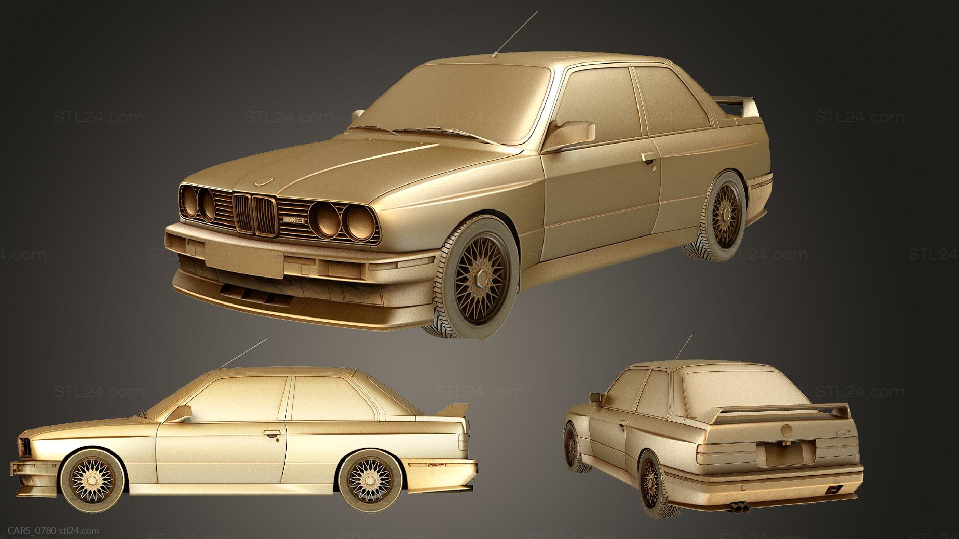 3D printable model – BMW E30 M3 Turbo