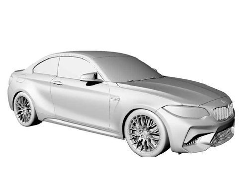 3D printable model – BMW M2 Competition 2019