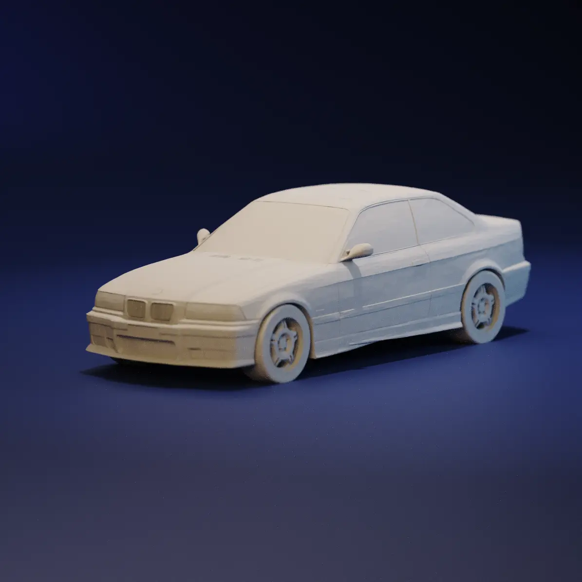 3D printable model – BMW M3 E36