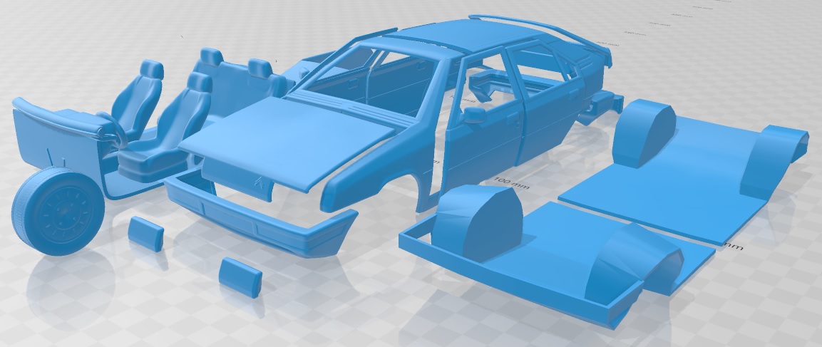 3D printable model  –  BX4 TC