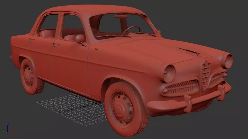 3D printable model  –  Berlina 1955