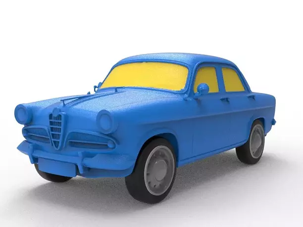 3D printable model  –  Berlineta 1955