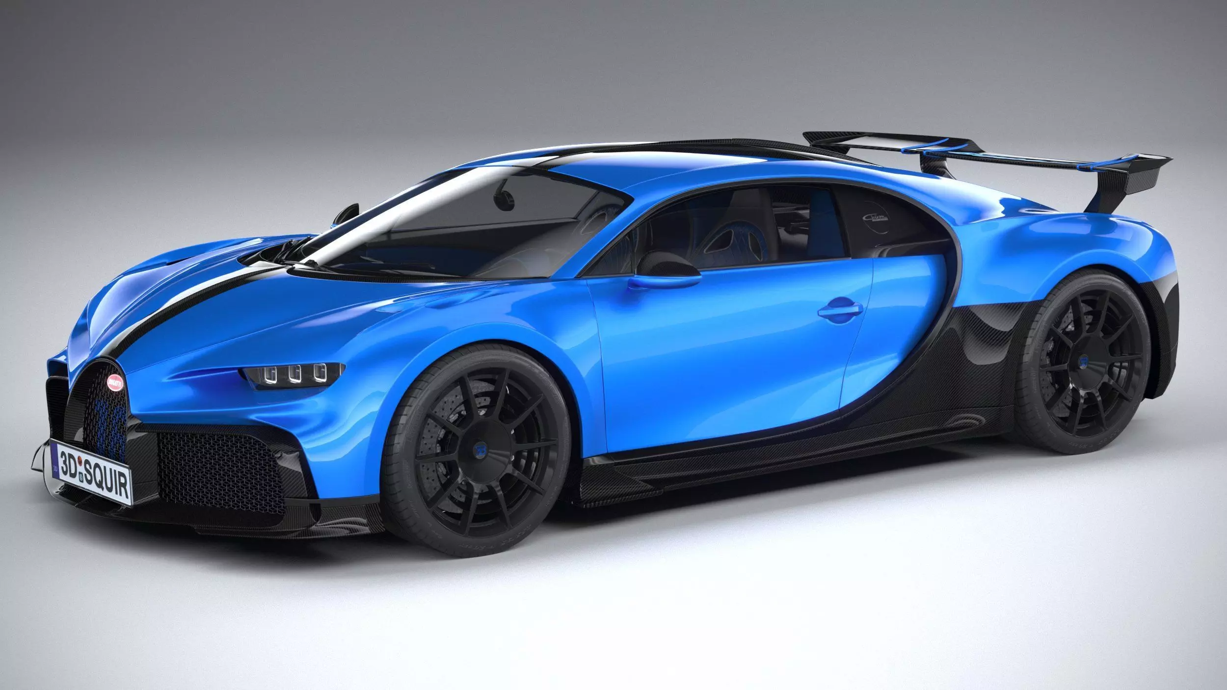 3D printable model  –  Bugatti Chiron Pur Sport 2021