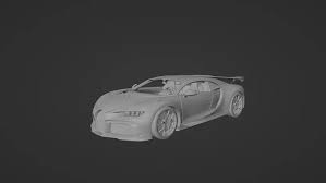 3D printable model – Bugatti Veyron