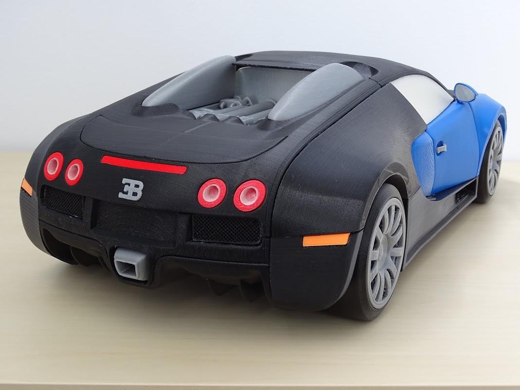 3D printable model  –  Bugatti Veyron All Parts