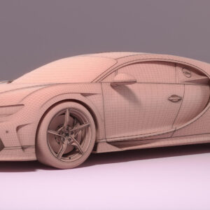 3D printable model  –  Bugatti Veyron