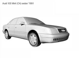 3D printable model – C4 Sedan 1991