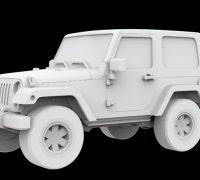 3D printable model – Cactus Jeep