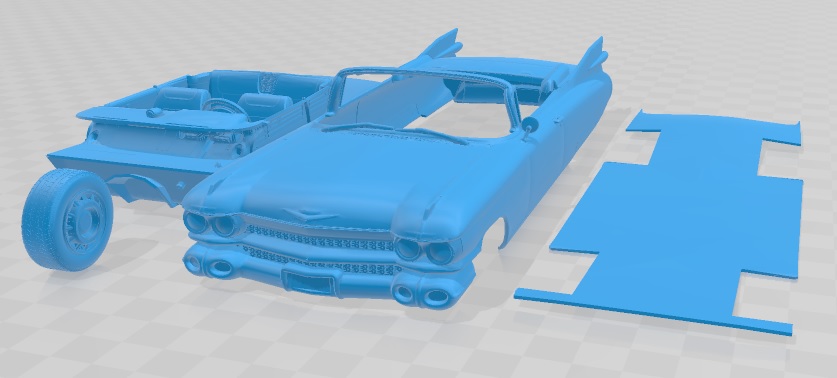 3D printable model  –  Cadillac El Dorado 1959