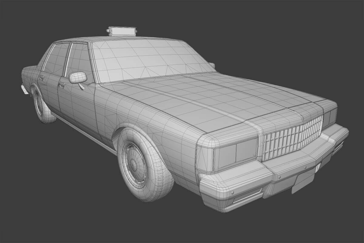 3D printable model – Caprice Taxı