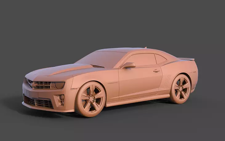 3D printable model – Car Chevrolet Camaro SS