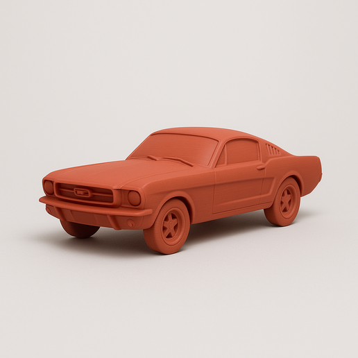 3D printable model  –  Car Ford Mustang 1965