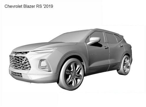 3D printable model – Chevrolet Blazer RS 2019