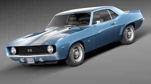 3D printable model – Chevrolet Camaro SS - 1969
