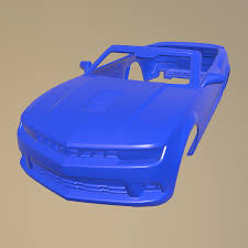 3D printable model – Chevrolet Camaro SS Convertible 2014
