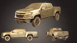 3D printable model – Chevrolet Colorado ZR2