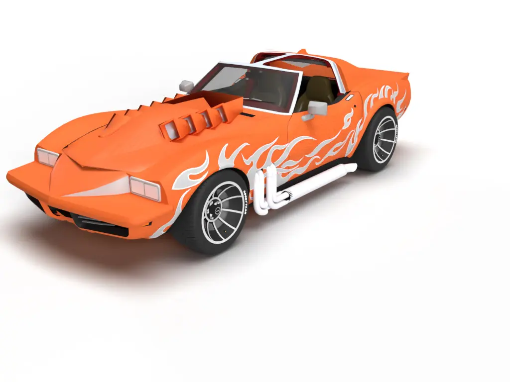 3D printable model – Chevrolet Corvette Summer