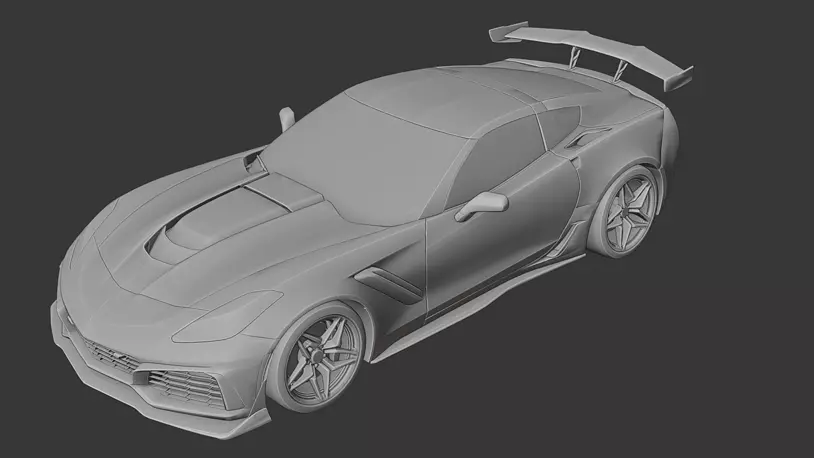 3D printable model – Chevrolet Corvette grand sport 17