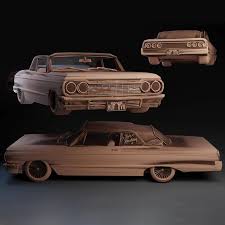 3D printable model – Chevrolet Impala SS 1964