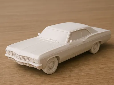 3D printable model – Chevrolet Impala SS 1967 – FDM