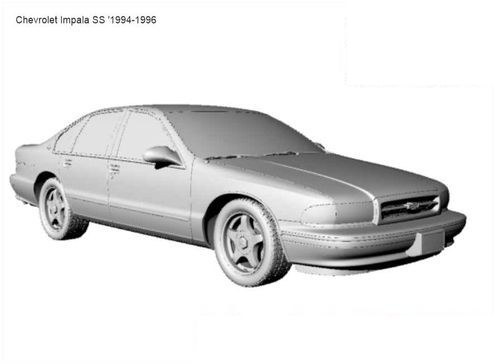 3D printable model – Chevrolet Impala SS 1995