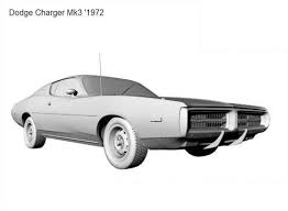 3D printable model – Dodge Charger 1972