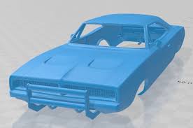 3D printable model – Dodge Charger 69 custom