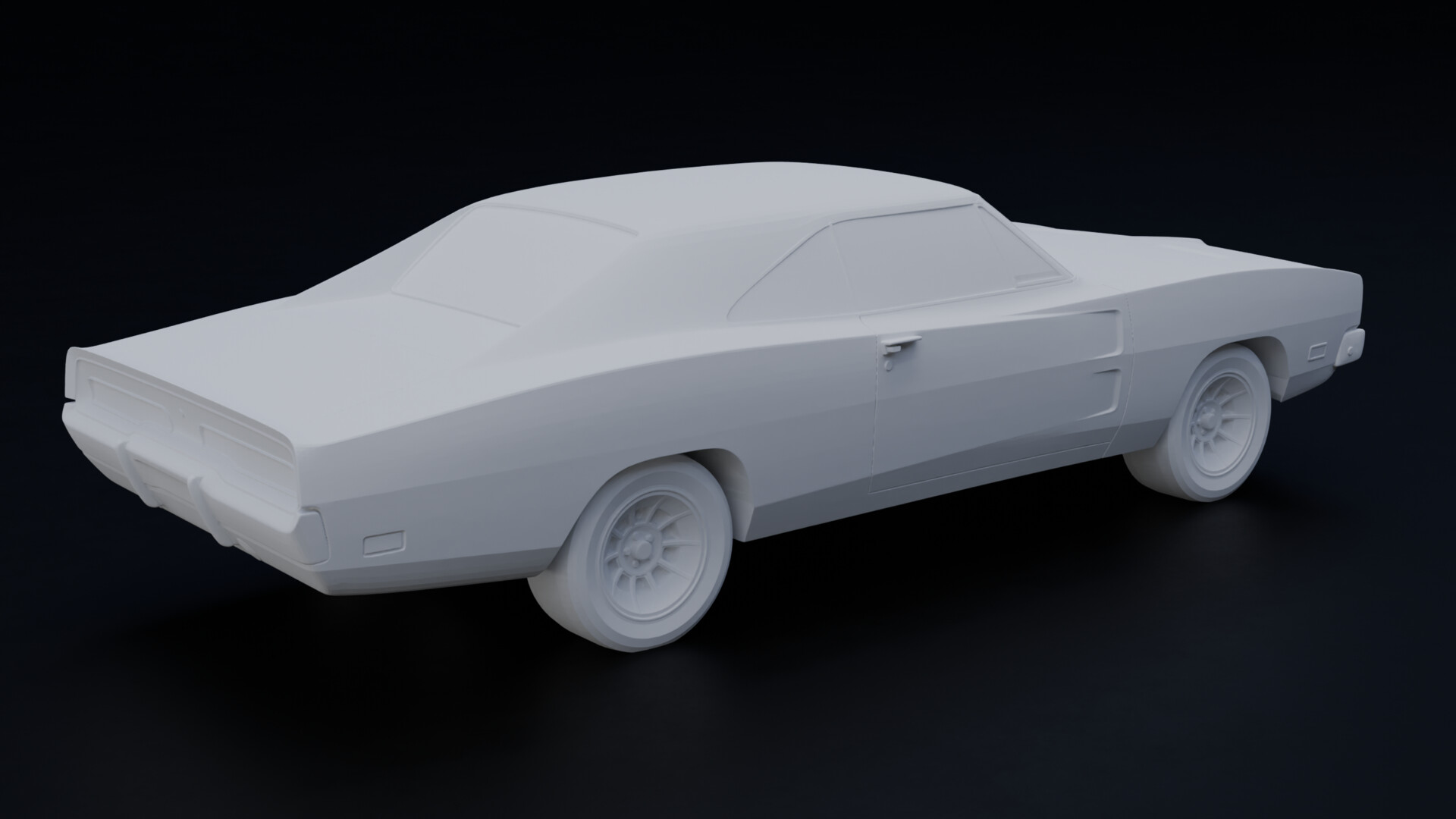 3D printable model – Dodge Charger R-T