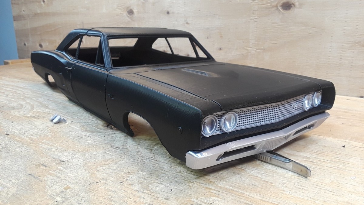 3D printable model – Dodge Coronet RT Coupe 1968