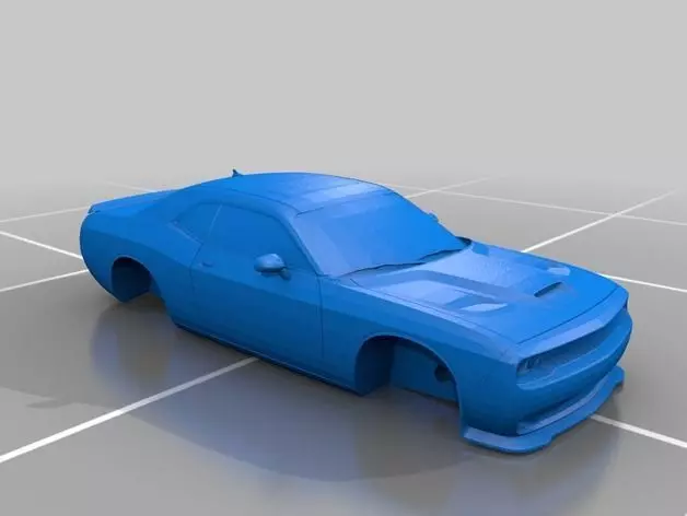 3D printable model – Dodge challenger