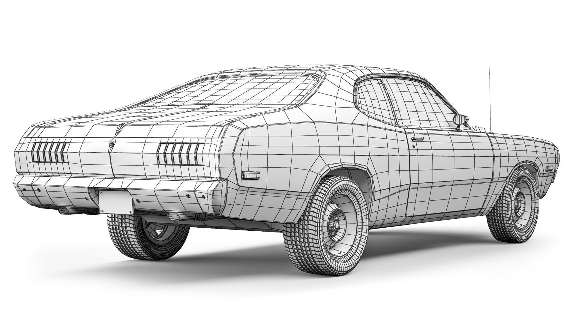 3D printable model – Dodge demon Stripe