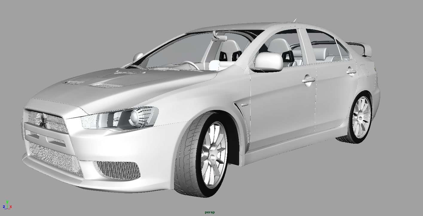 3D printable model  –  EVO X