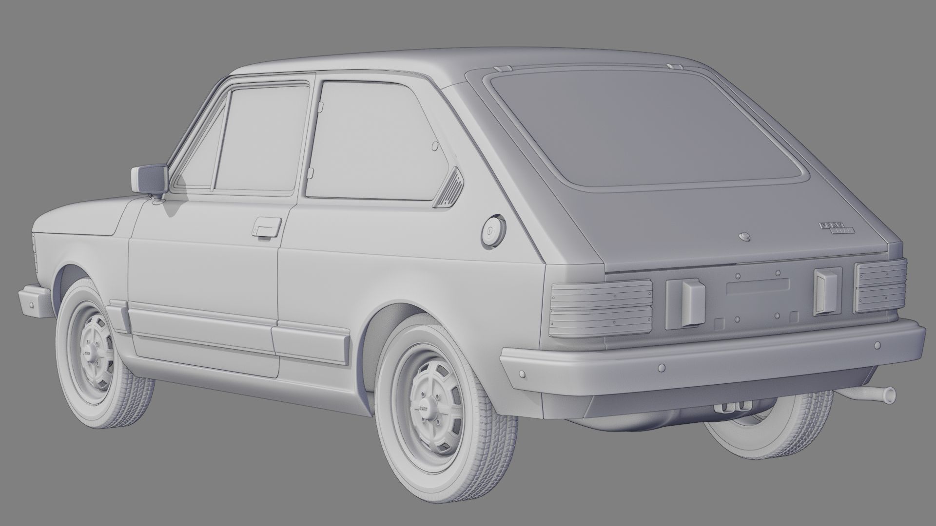 3D printable model  –  FIAT 147