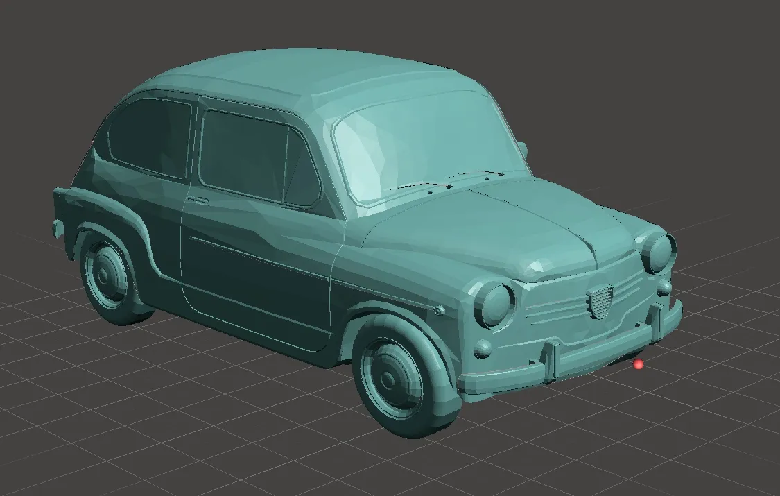 3D printable model  –  FIAT 600