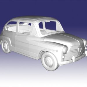 3D printable model  –  FIAT 600 SEAT