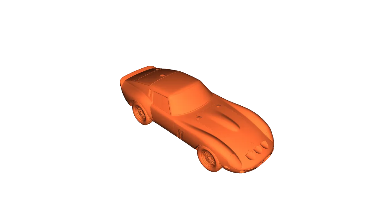 3D printable model  –  Ferrari 250 GTO (Series I) 1962
