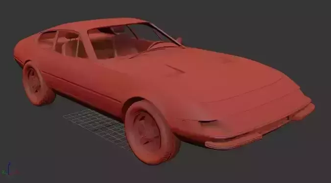 3D printable model  –  Ferrari 308GTS