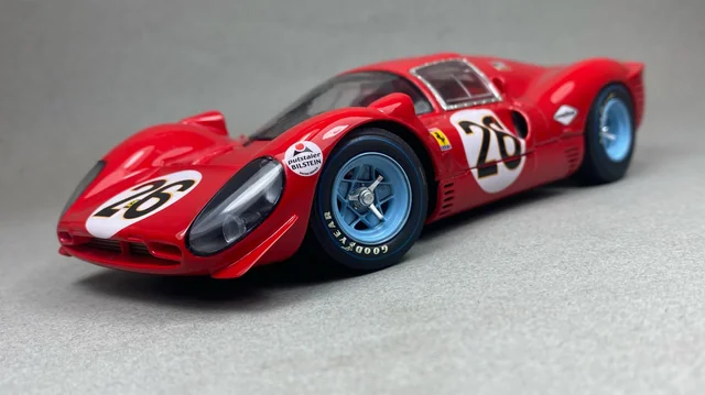 3D printable model  –  Ferrari 412p 1967