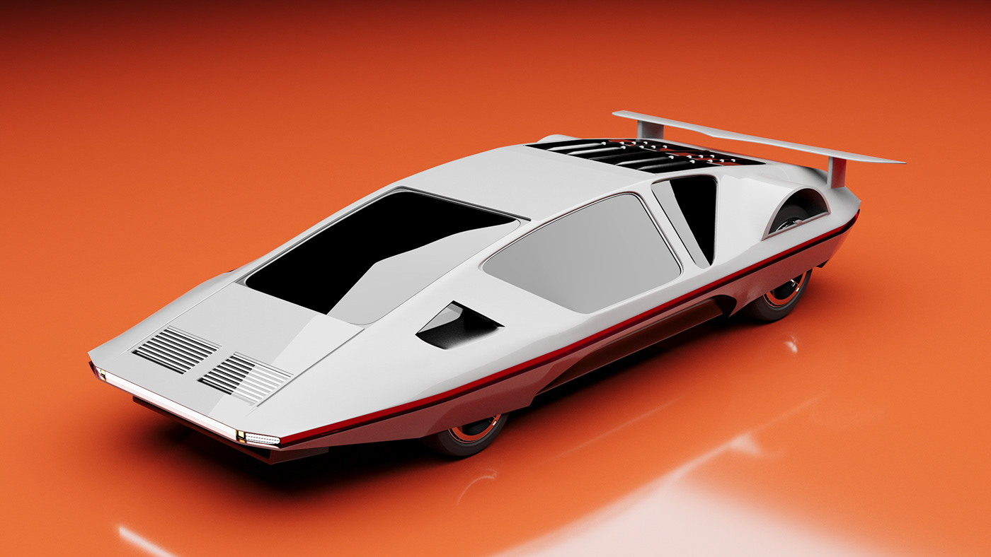 3D printable model  –  Ferrari 512s speciale Pininfarina