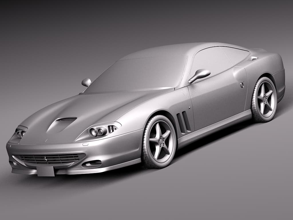 3D printable model  –  Ferrari 550 maranello wwc 96
