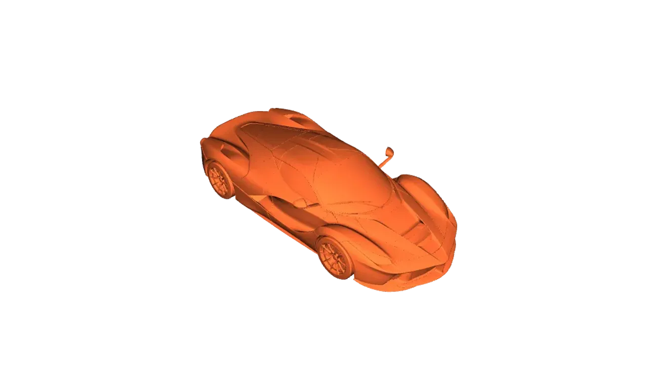 3D printable model  –  Ferrari LaFerrari